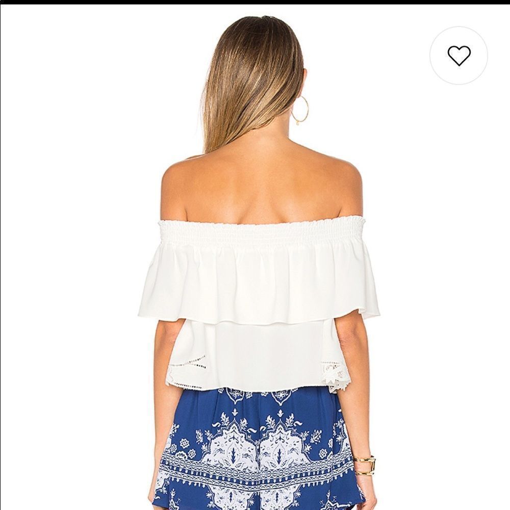 Lovers + Friends Angie Top in Ivory nwt - Picture 4 of 8
